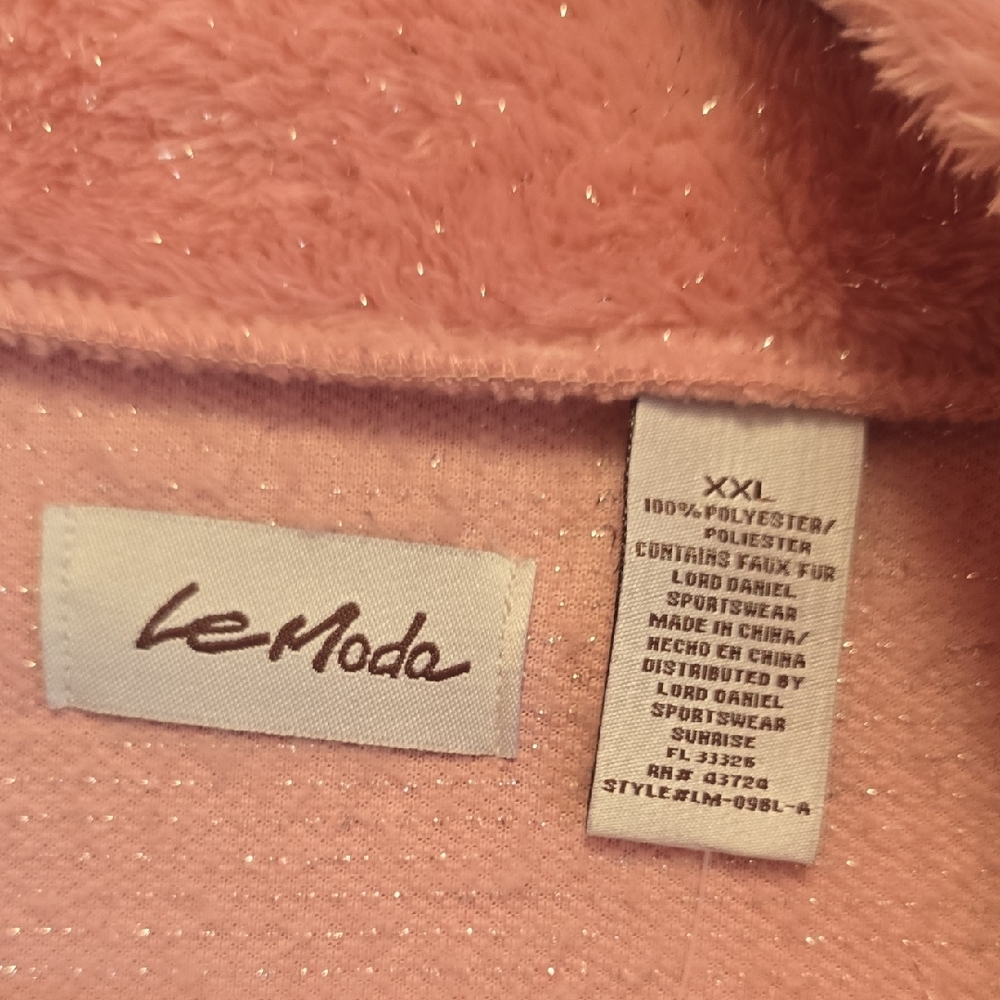 Moda Pink Teddy Jacket - Picture 9 of 9